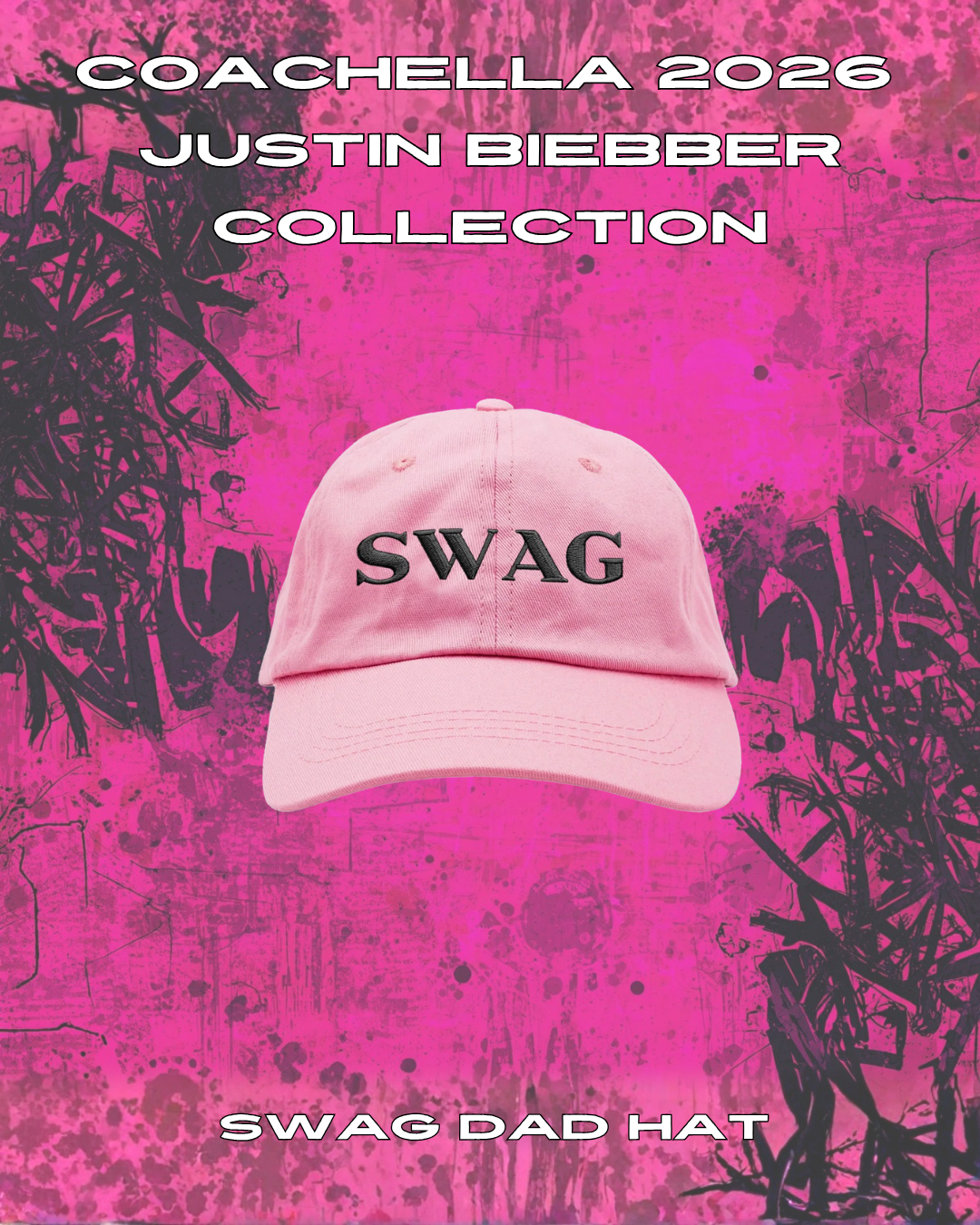 SWAG RETRO STADIUM  Coachella Justin Bieber 2026限定 科切拉 藝人授權 小賈斯汀 小賈 SWAG系列商品