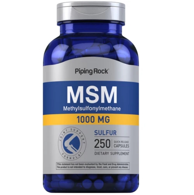 【Piping Rock】MSM 甲基磺酰基甲烷 1000 mg 250顆