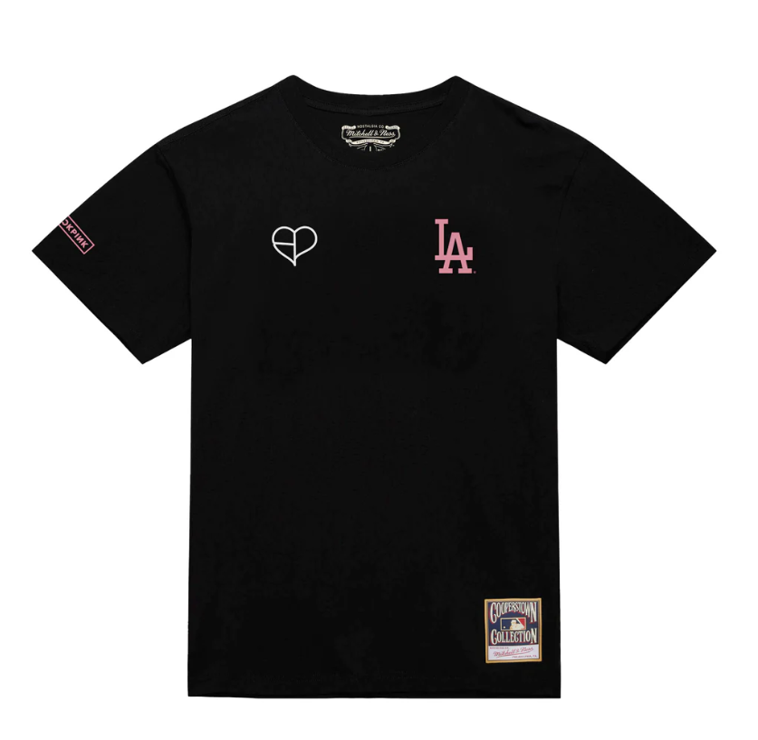C2 M&N X BLACKPINK DODGERS TEE - BLACK
