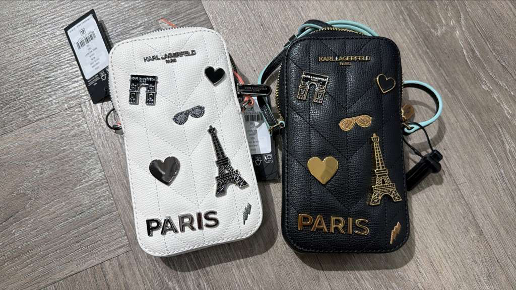 YL088 Karl Lagerfeld 滿版LOGO手機包 11X19CM