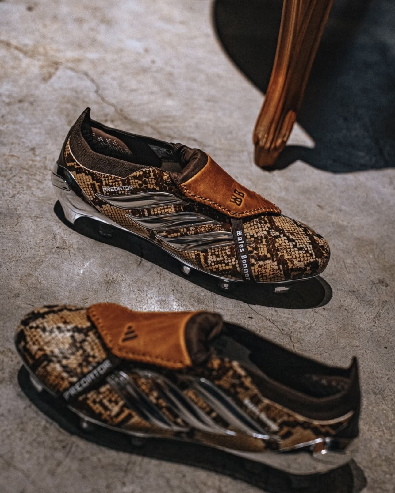 【Focus Store】預購 Wales Bonner x Adidas Predator Elite "Khaki Silver Metallic" 棕黑銀 JR4430