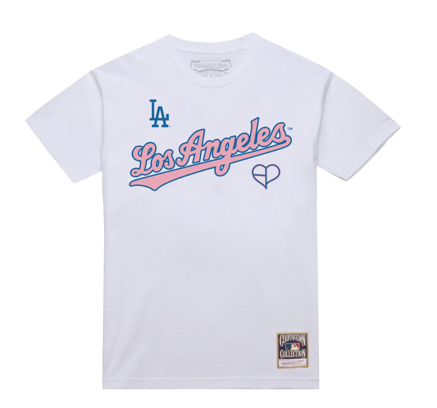 C3 M&N X BLACKPINK DODGERS TEE - WHITE