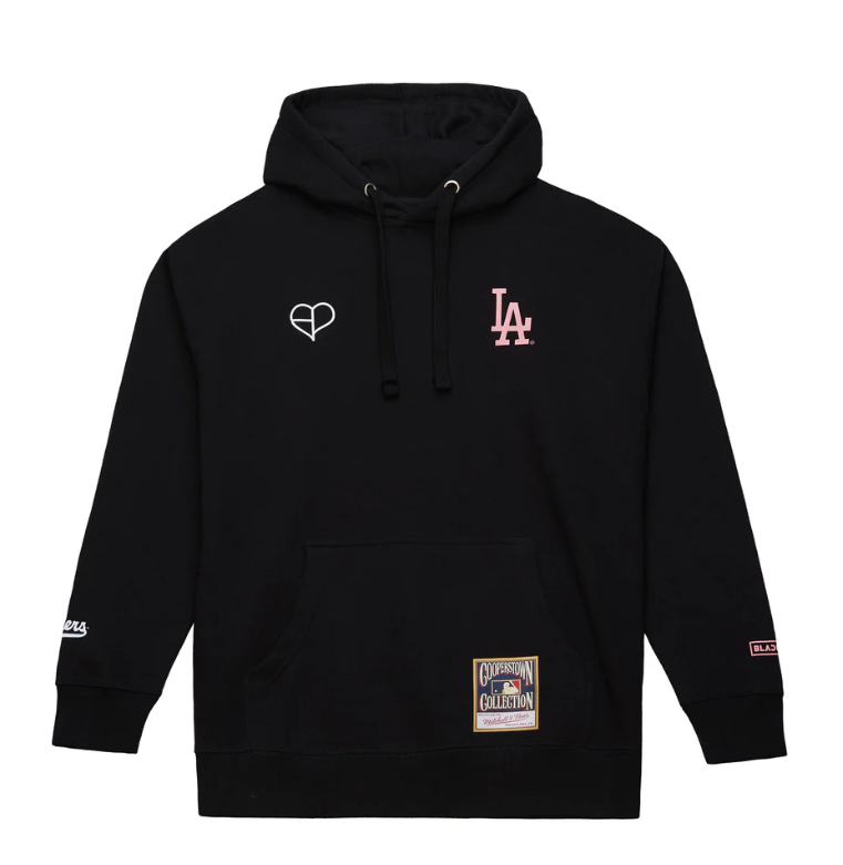 C5 M&N X BLACKPINK DODGERS HOODIE - BLACK
