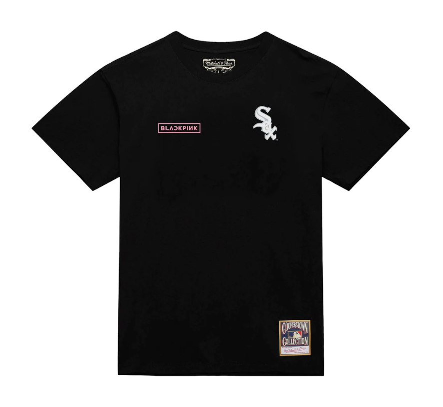 C6 M&N X BLACKPINK WHITE SOX TEE - BLACK