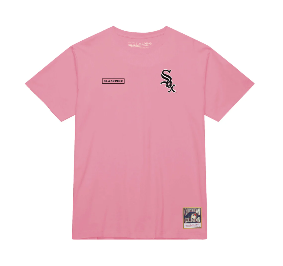 C7 M&N X BLACKPINK WHITE SOX TEE - PINK