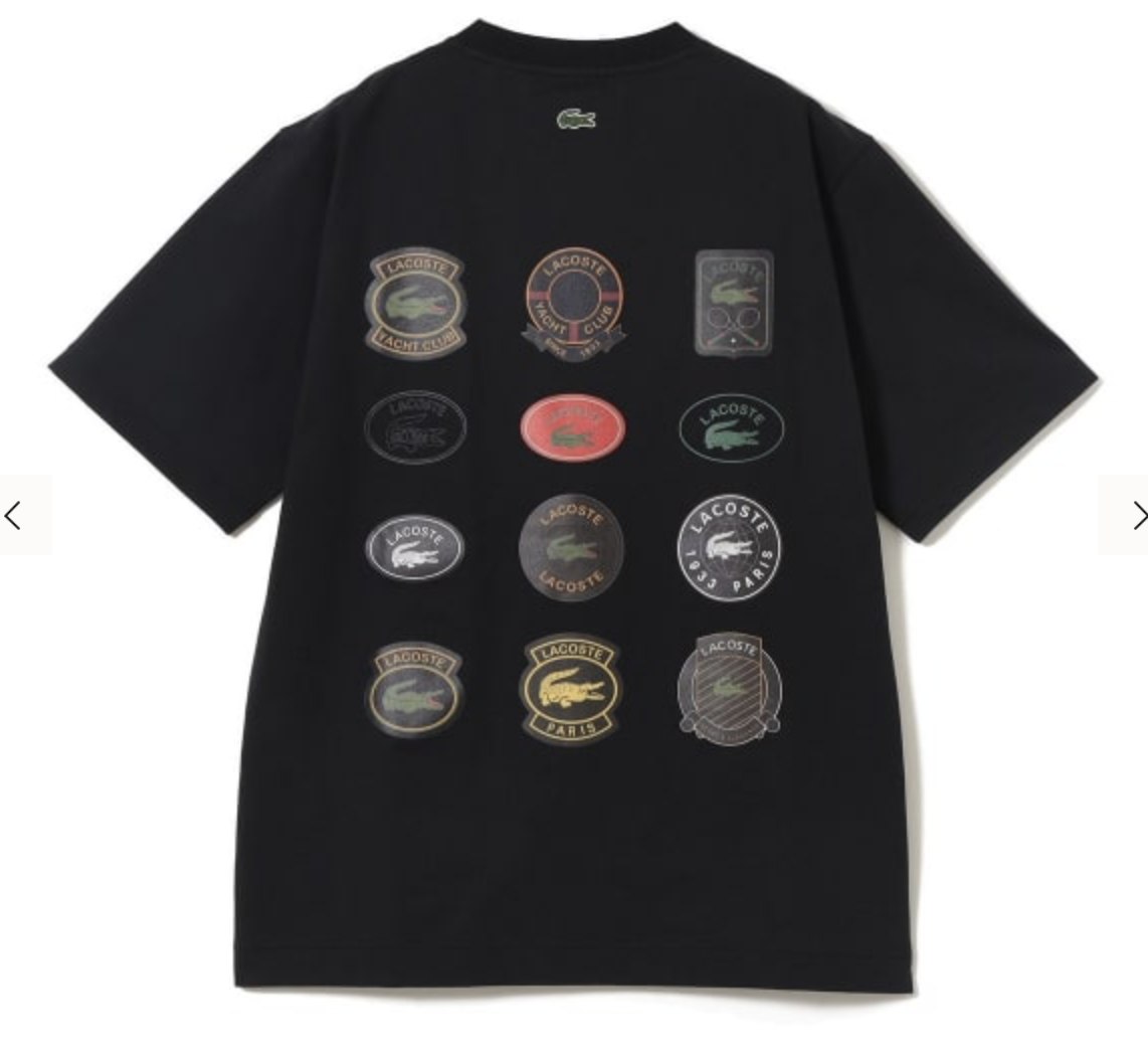 【 BEAMS X LACOSTE🐊】50週年別注拔罐短TEE