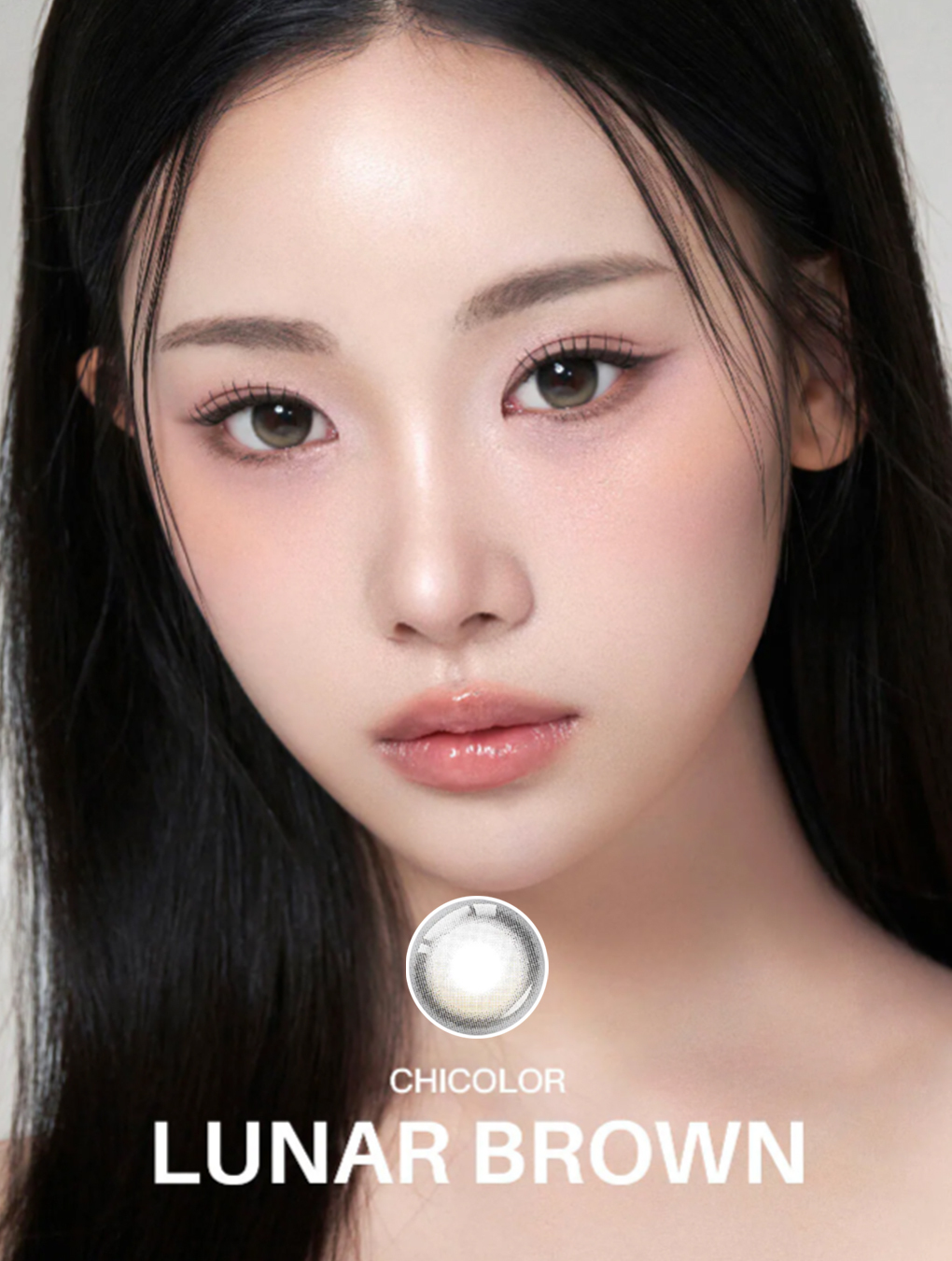 [定軸月牙] KARACON CHICOLOR #43 暮弦棕 日拋(10片裝)