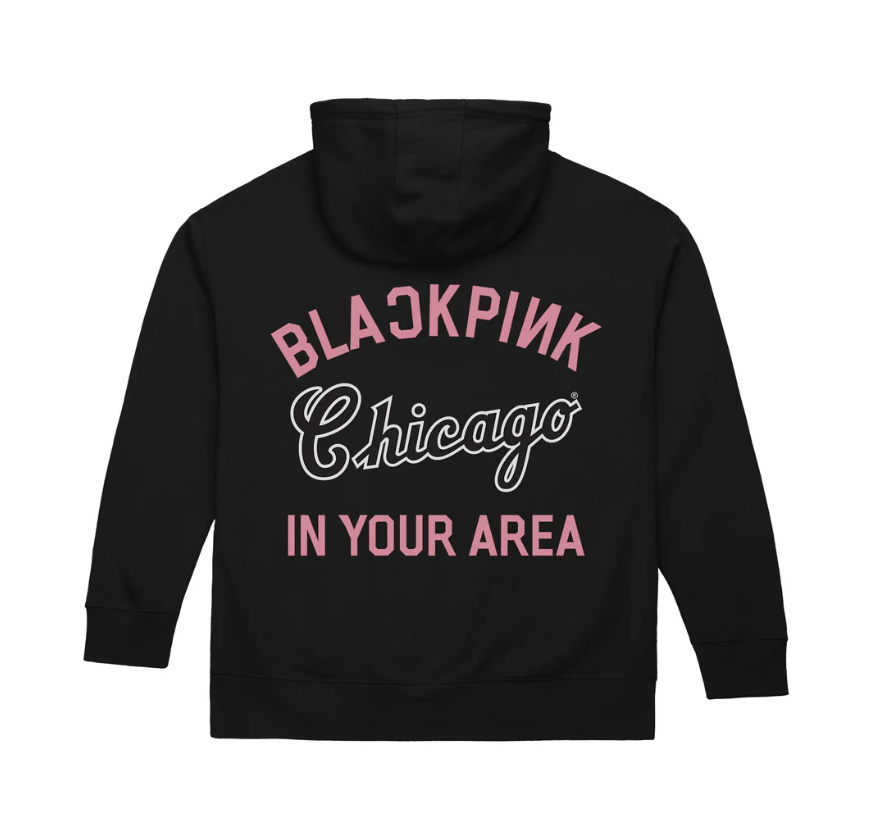 C8 M&N X BLACKPINK WHITE SOX HOODIE - BLACK