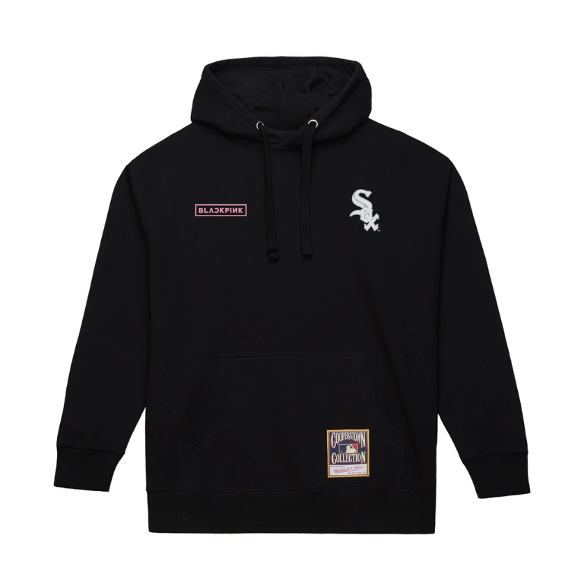 C8 M&N X BLACKPINK WHITE SOX HOODIE - BLACK