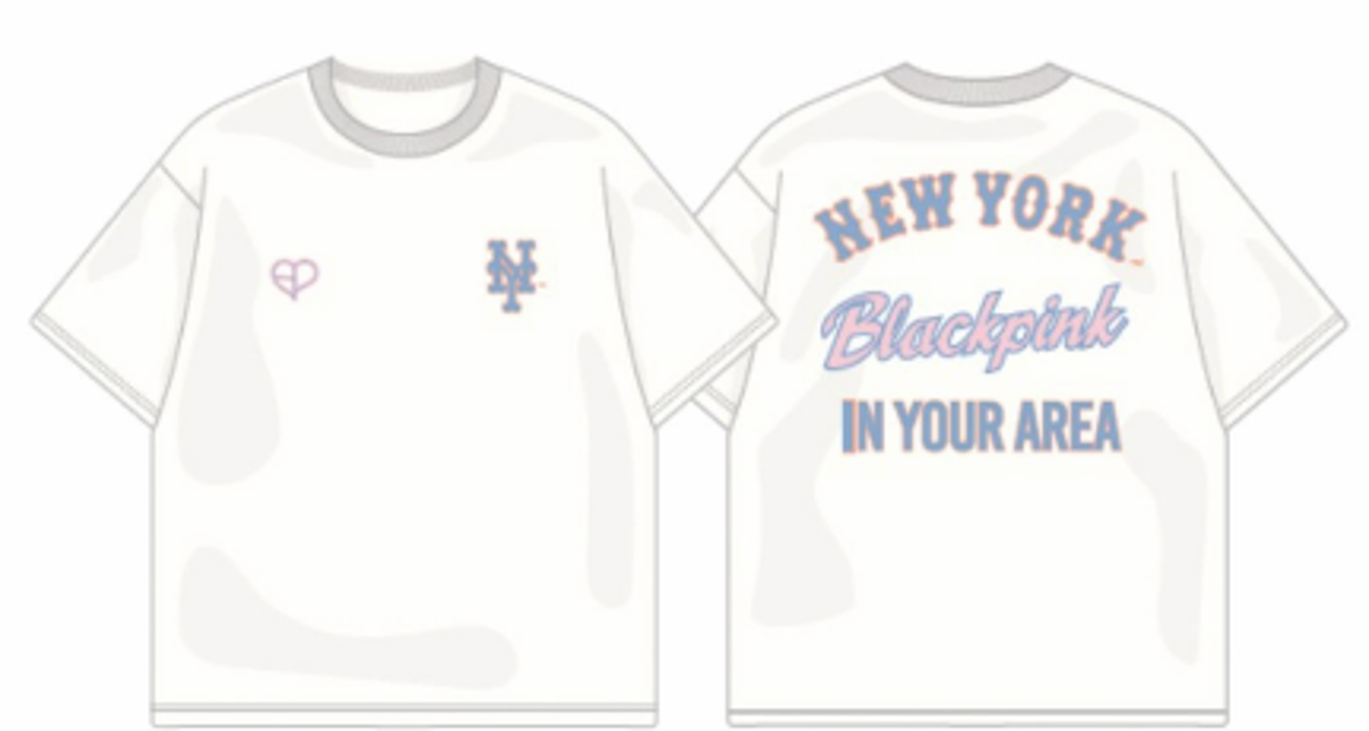 C10 M&N X BLACKPINK METS TEE - WHITE