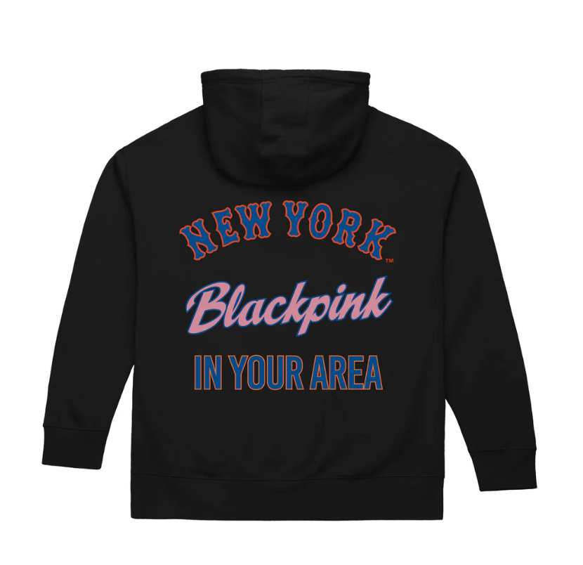 C11 M&N X BLACKPINK METS HOODIE - BLACK