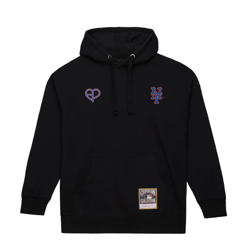 C11 M&N X BLACKPINK METS HOODIE - BLACK