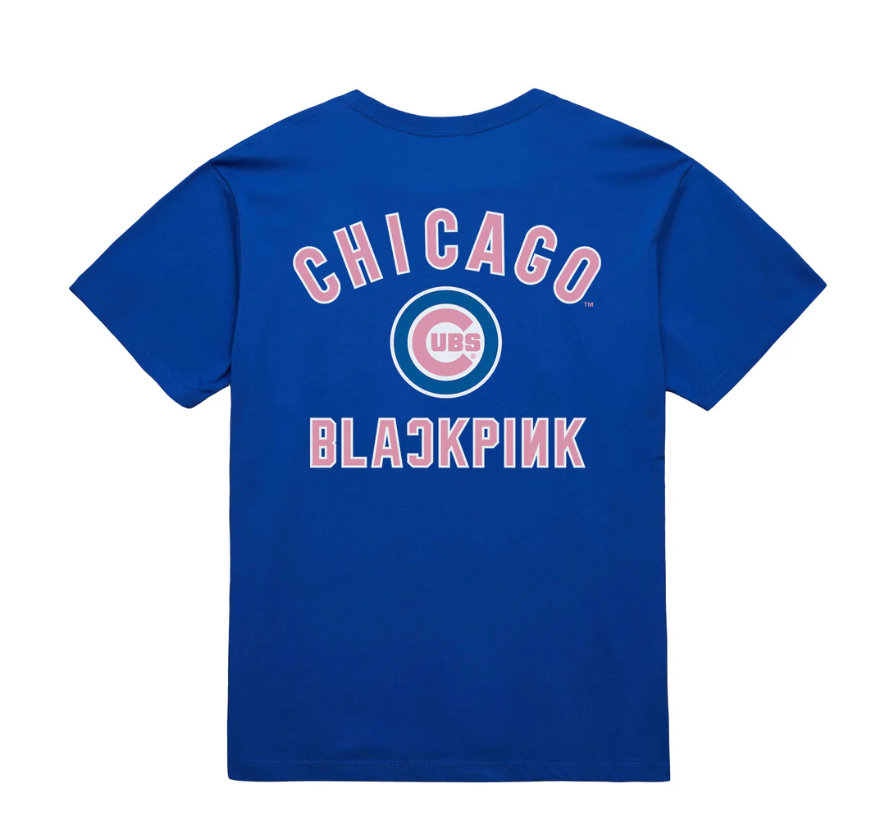 C12 M&N X BLACKPINK CHICAGO CUBS TEE - BLUE