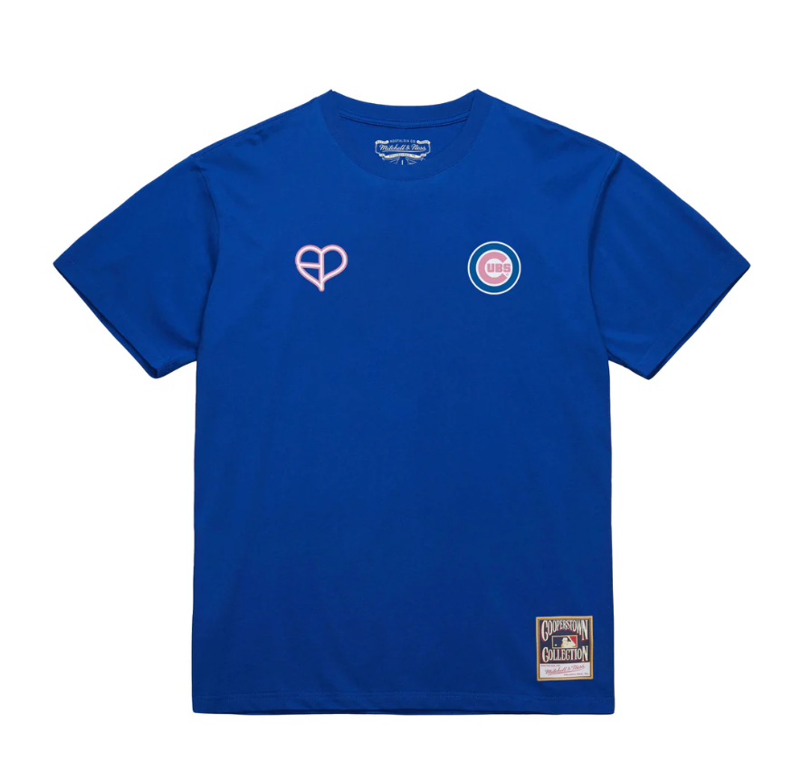 C12 M&N X BLACKPINK CHICAGO CUBS TEE - BLUE
