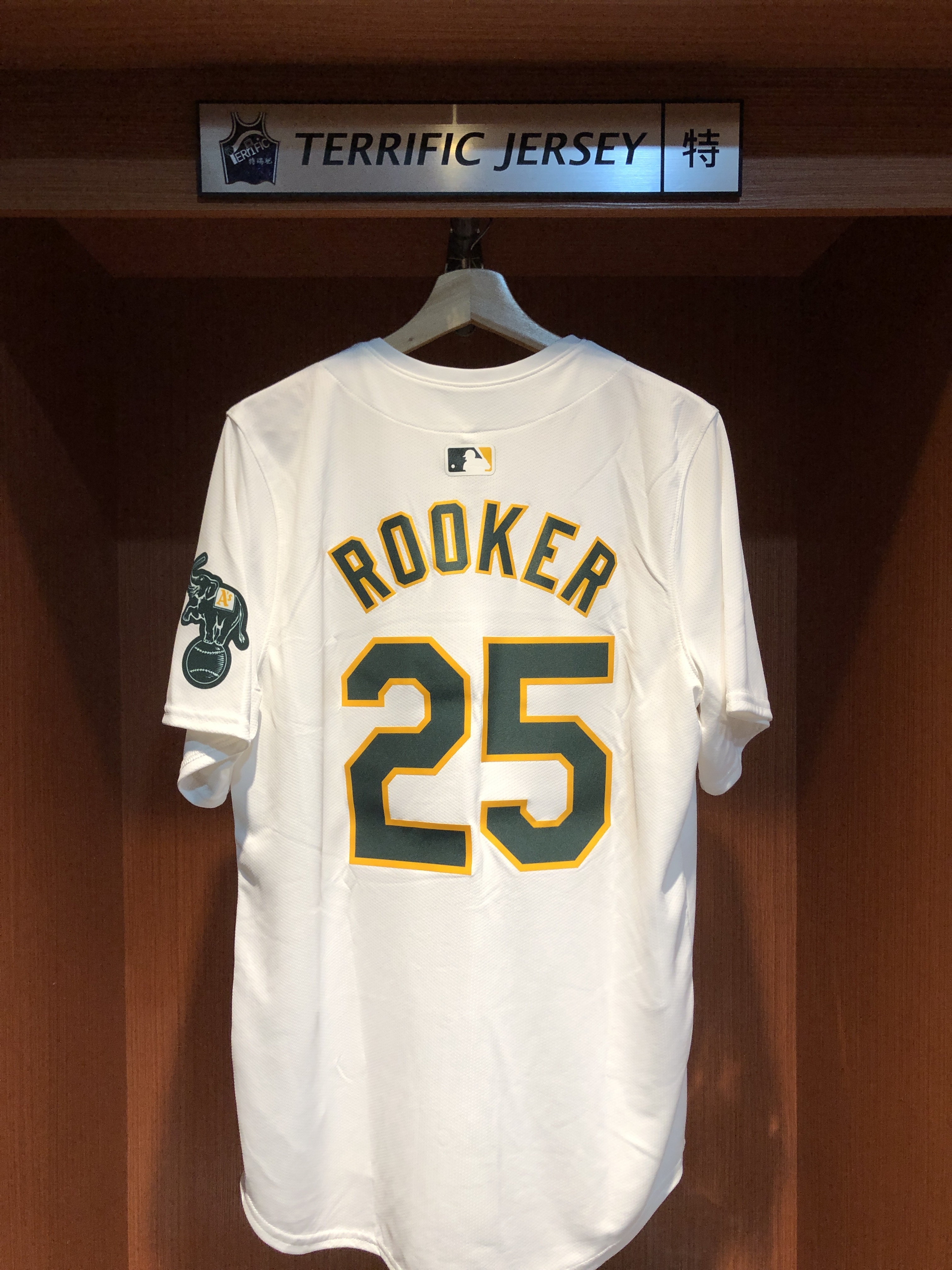 MLB球衣 Brent Rooker 運動家白 Nike Limited Player Name Jersey 球迷版 熱轉印 全新