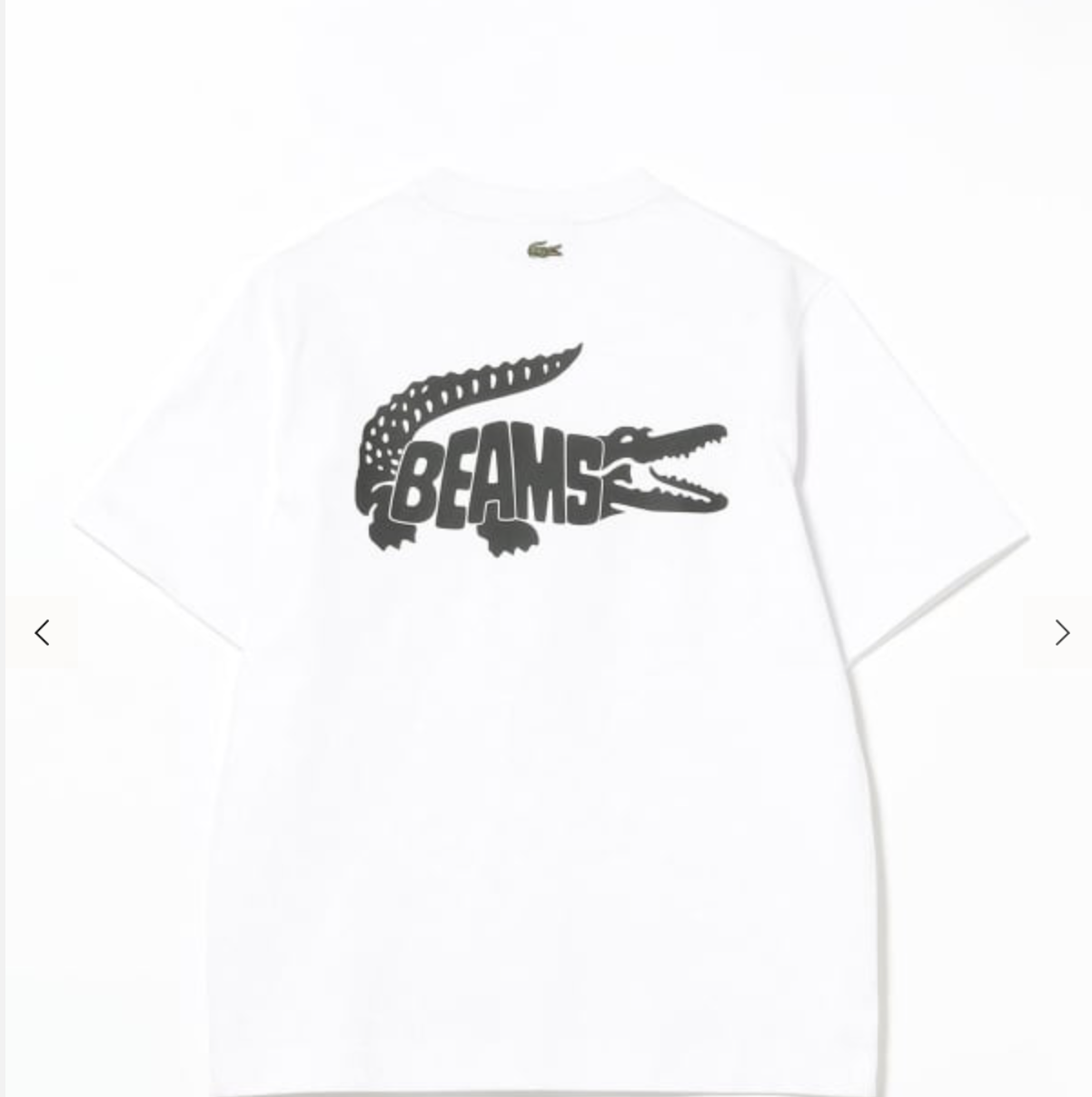 【 BEAMS X LACOSTE🐊】50週年別注短TEE