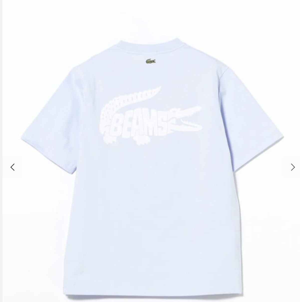 【 BEAMS X LACOSTE🐊】50週年別注短TEE