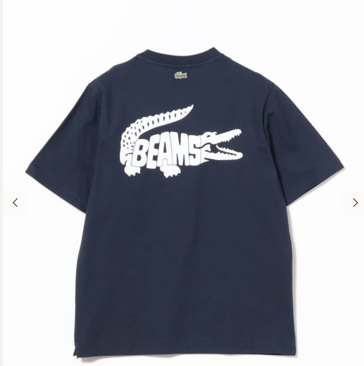 【 BEAMS X LACOSTE🐊】50週年別注短TEE