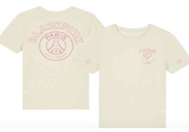 C16 PSG x Blackpink Graphic T-Shirt - CREAM/NATURAL