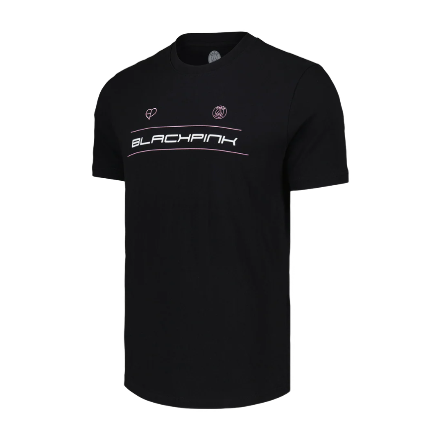 C17 PARIS SAINT-GERMAIN F.C. x BLACKPINK 16 TEE BLACK