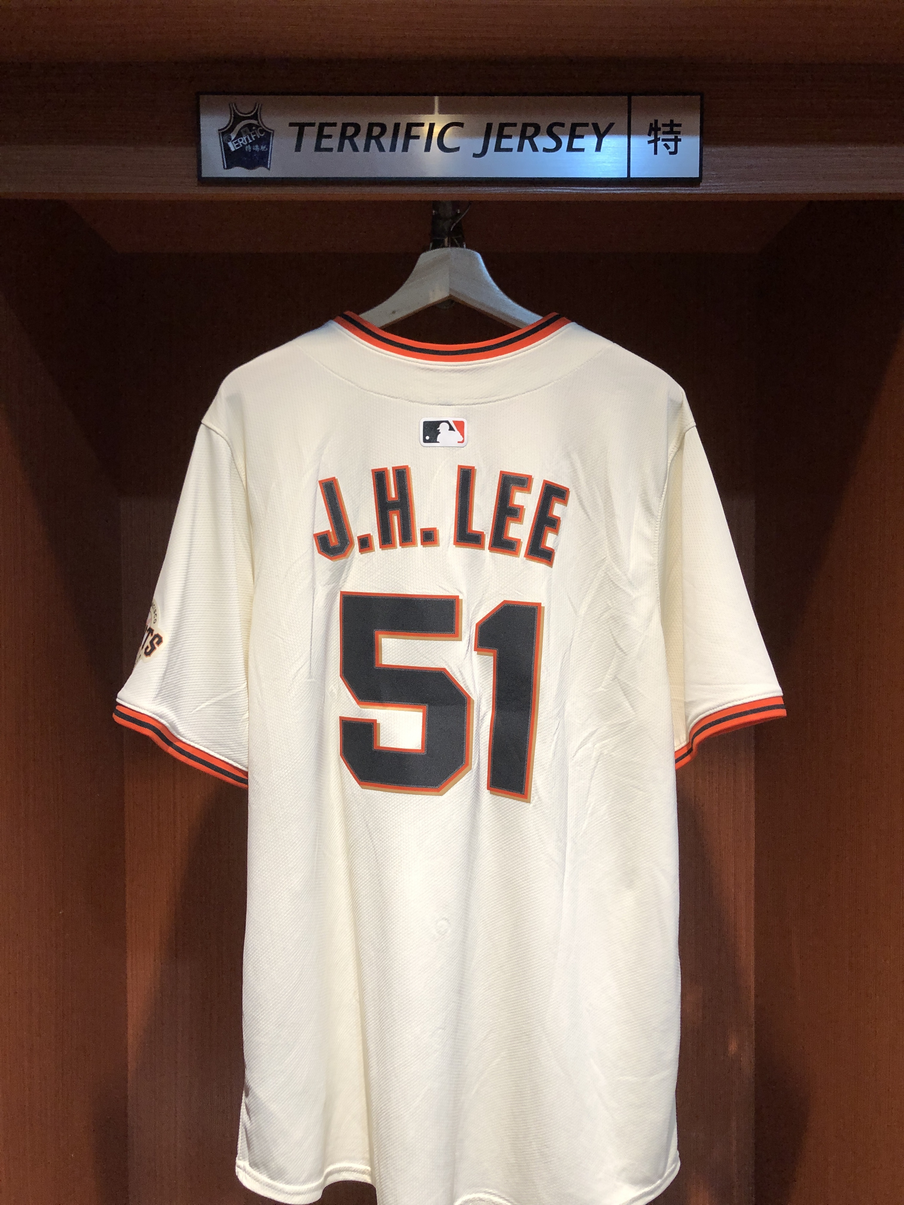MLB球衣 Jung Hoo Lee 舊金山巨人 米白 李政厚 Home Nike Limited Player Name Jersey 球迷版 熱轉印 全新