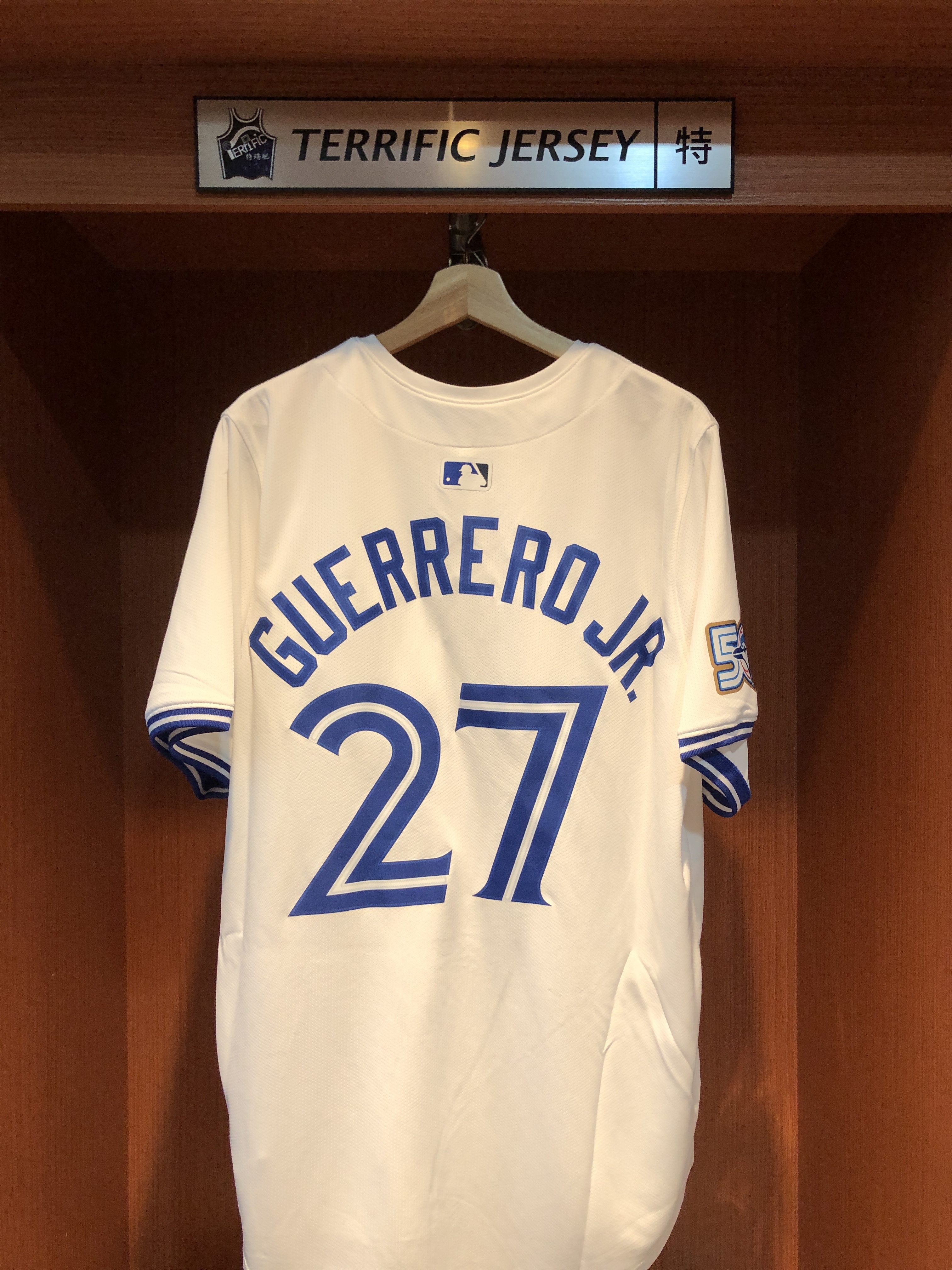 MLB球衣 Vladimir Guerrero Jr. 多倫多藍鳥白 Home Nike Limited Player Name Jersey 球迷版 熱轉印 全新
