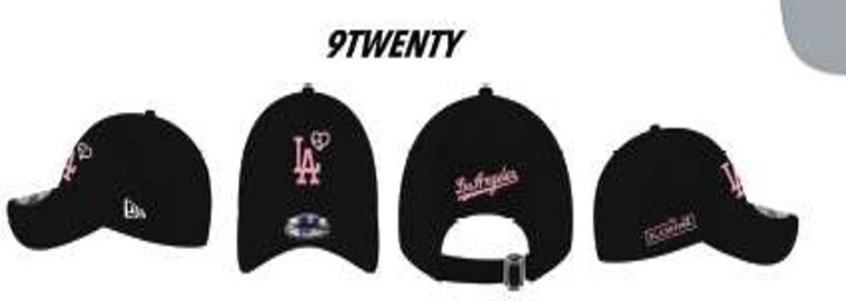 C20 NEW ERA X MLB X BLACKPINK LOS ANGELES DODGERS BLACK 9TWENTY CAP
