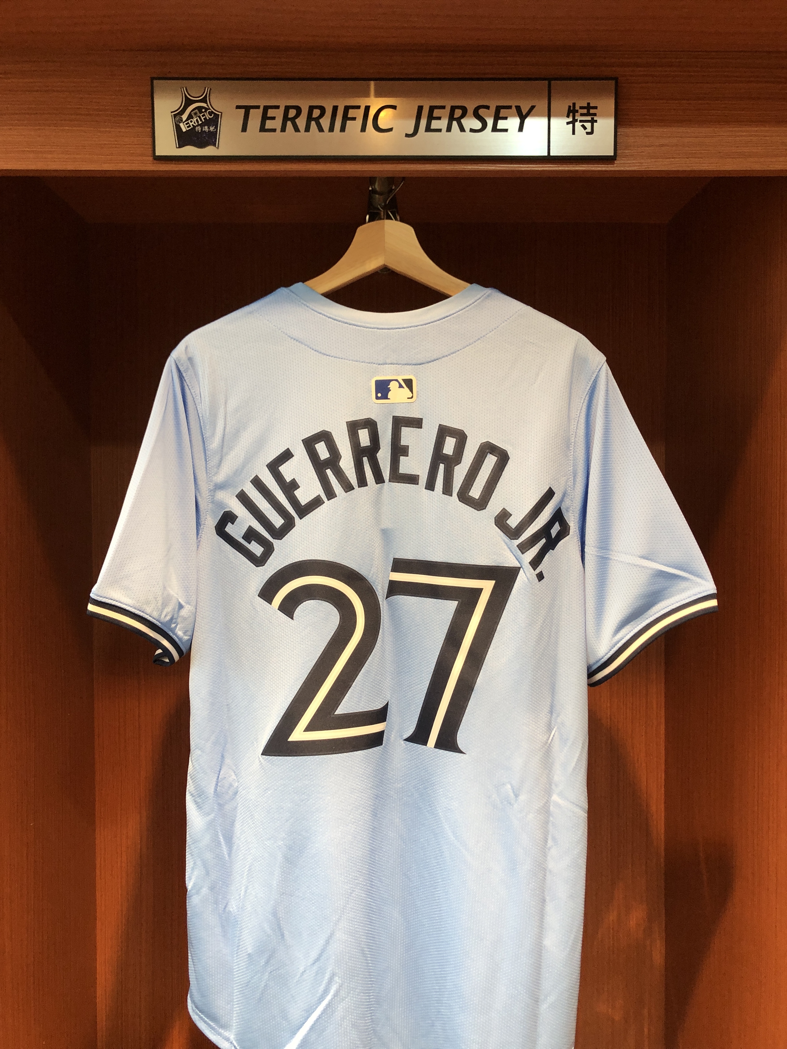 MLB球衣 Vladimir Guerrero Jr. 多倫多藍鳥水藍 Alternate Nike Limited Player Name Jersey 球迷版 熱轉印 全新