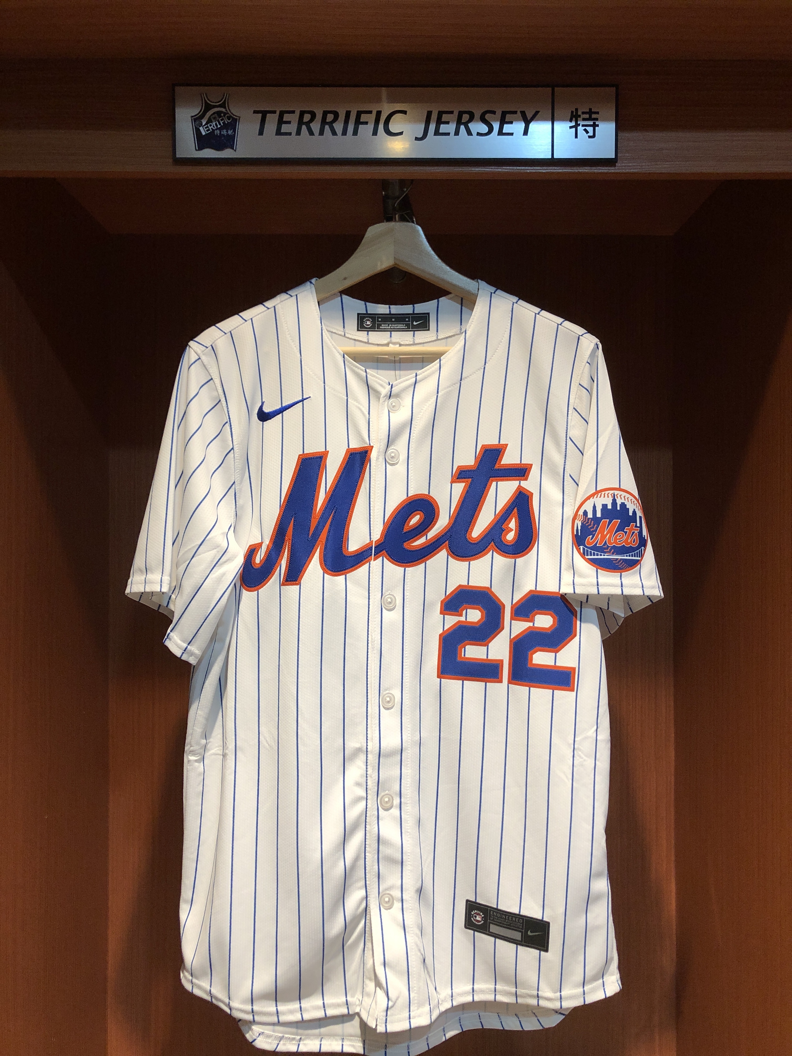 MLB球衣 Juan Soto 紐約大都會白條紋 Home Nike Limited Player Name Jersey 球迷版 熱轉印 全新