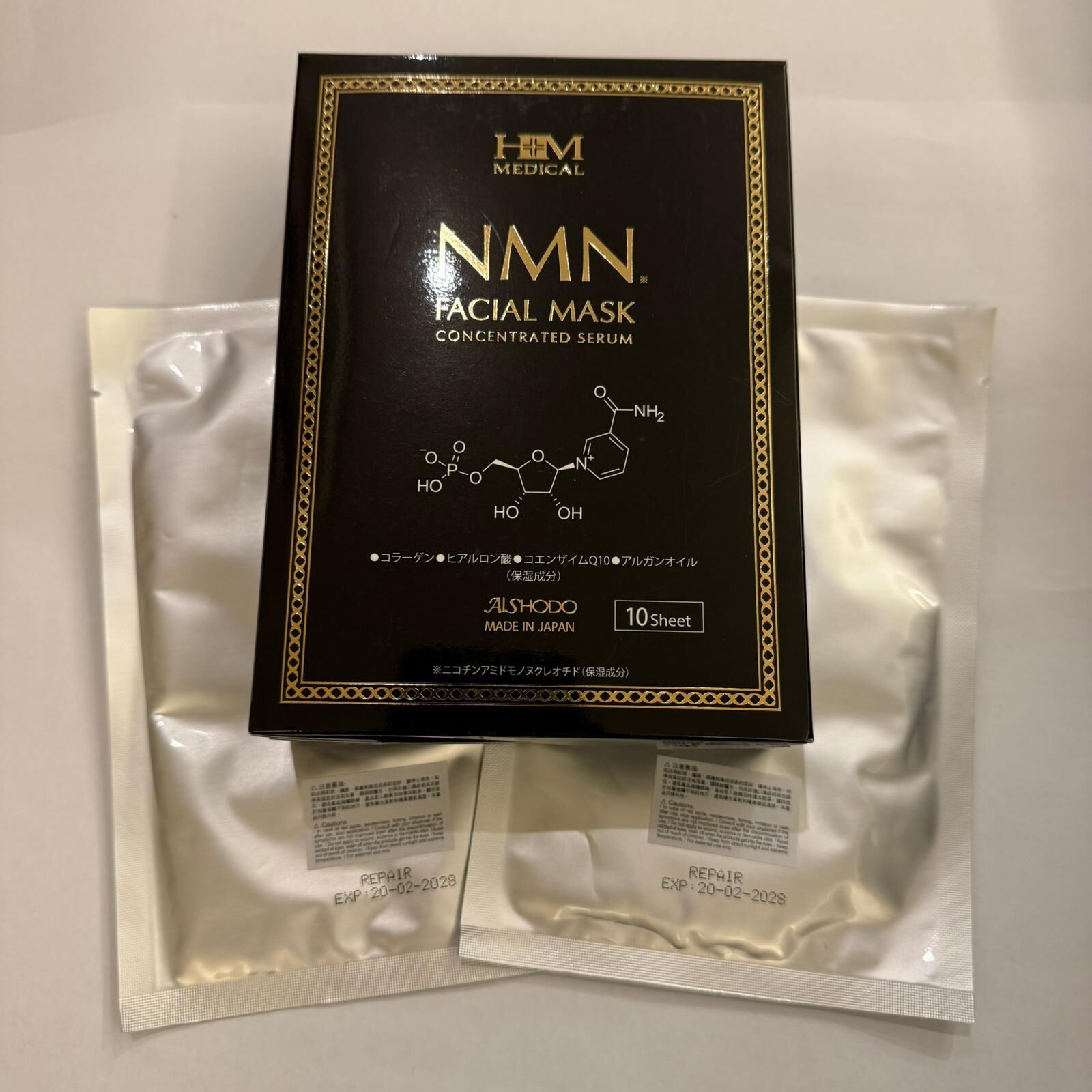 關鍵字M7-Aishodo NMN Facial Mask 1盒10片 優惠價$238（30）