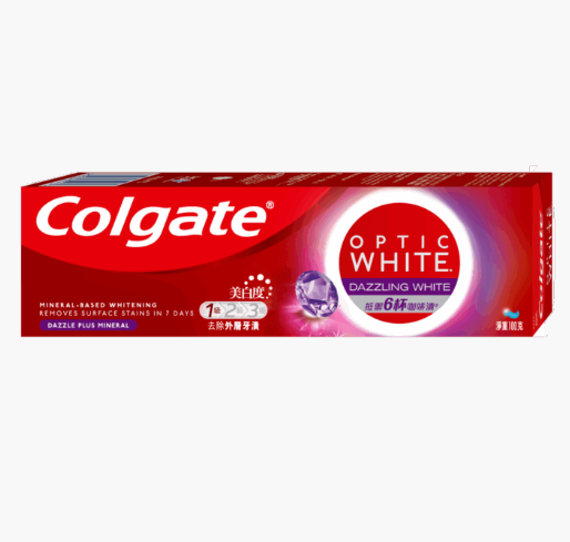 Colgate高露潔光感白輕悅薄荷美白牙膏 100克