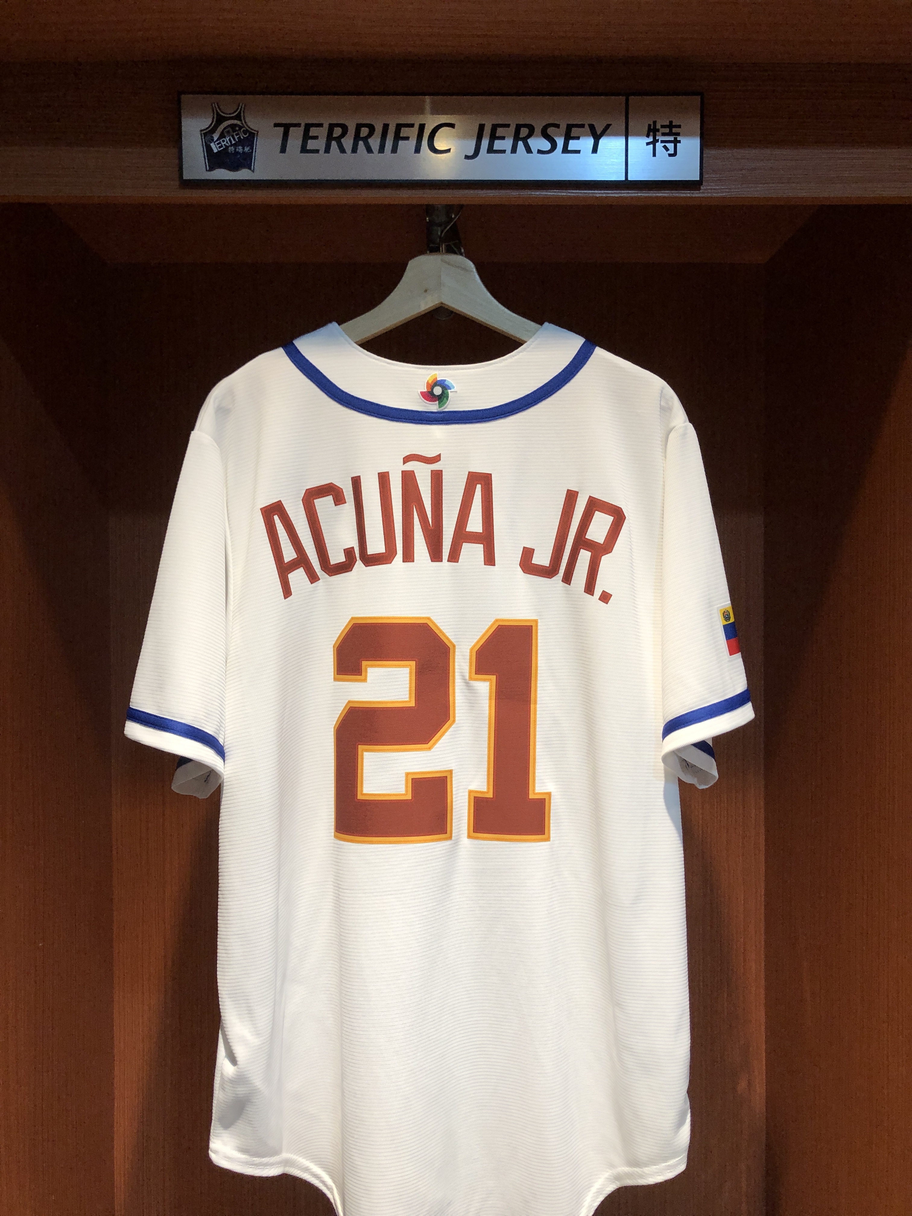 MLB球衣 Ronald Acuna Jr. 委內瑞拉白 WBC 世界棒球經典賽 Team Venezuela Nike Stadium Jersey 球迷版 熱轉印 全新