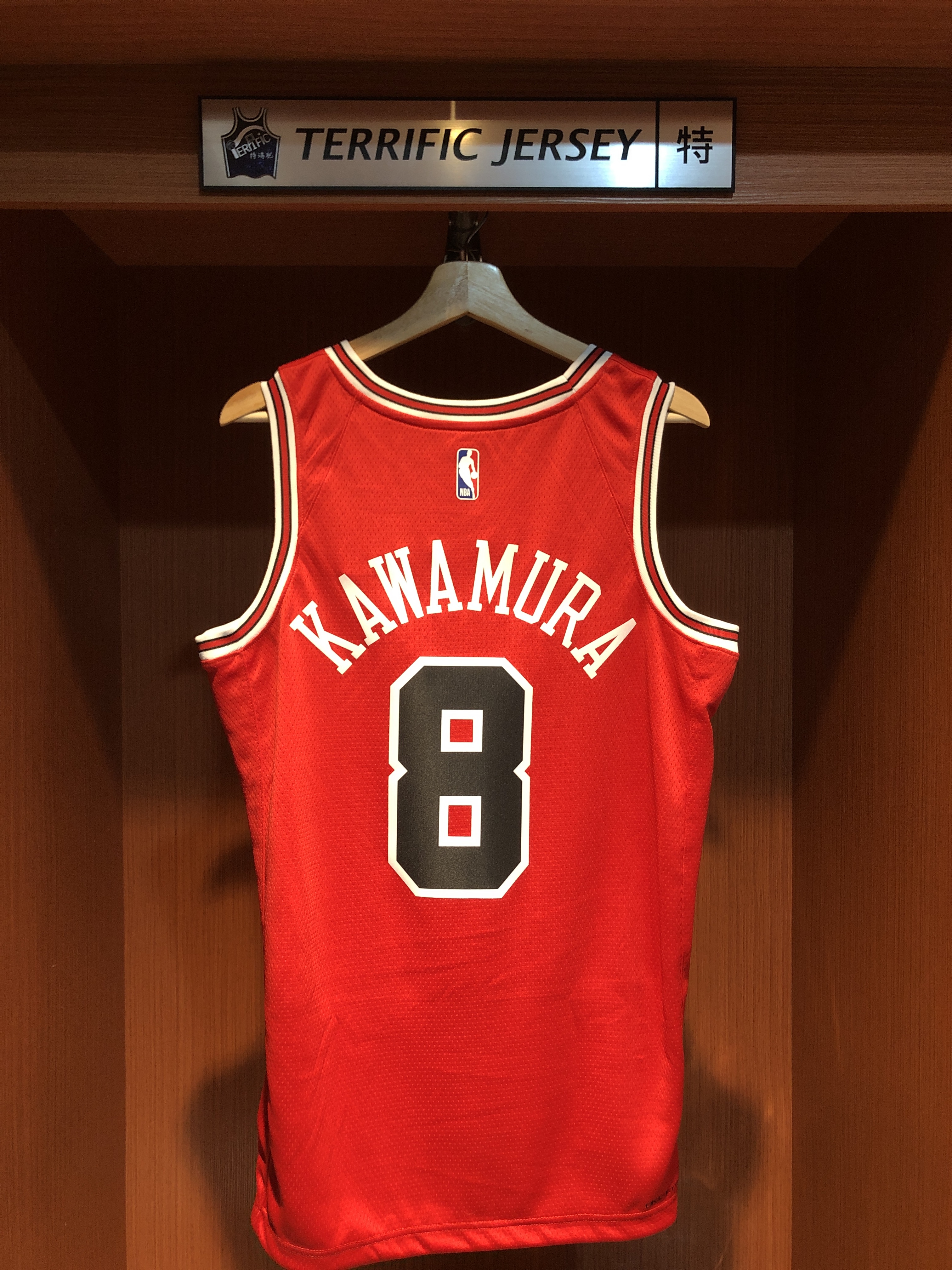 NBA球衣 Yuki Kawamura 芝加哥公牛紅 河村勇輝 Icon Nike Swingman 球迷版 熱轉印 全新