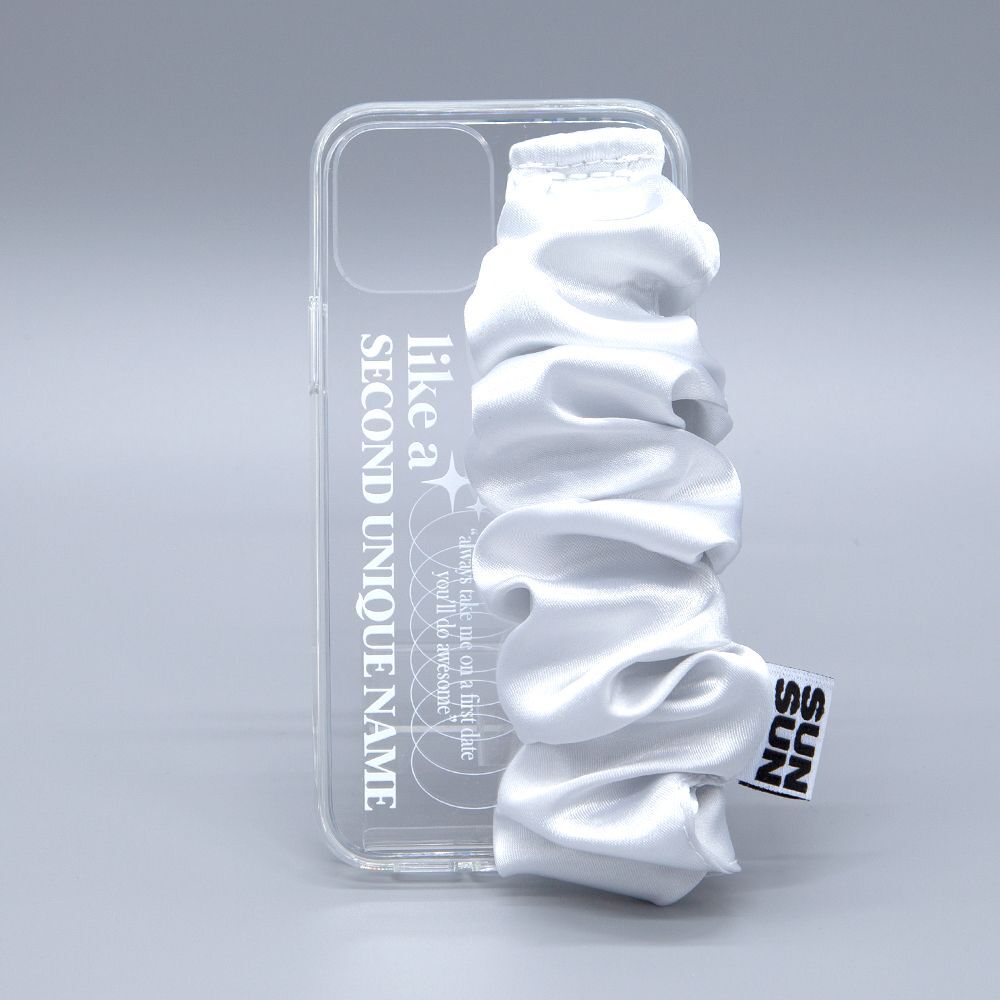 SECOND UNIQUE NAME 銀色束帶手機殼 SUN
