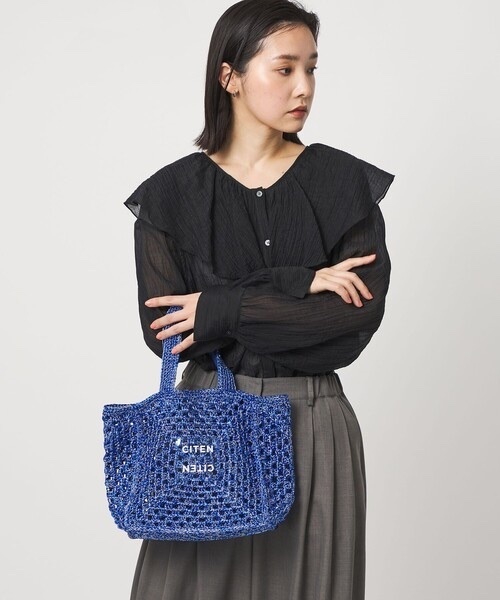CITEN / Glitter Cord Clear Tote Bag