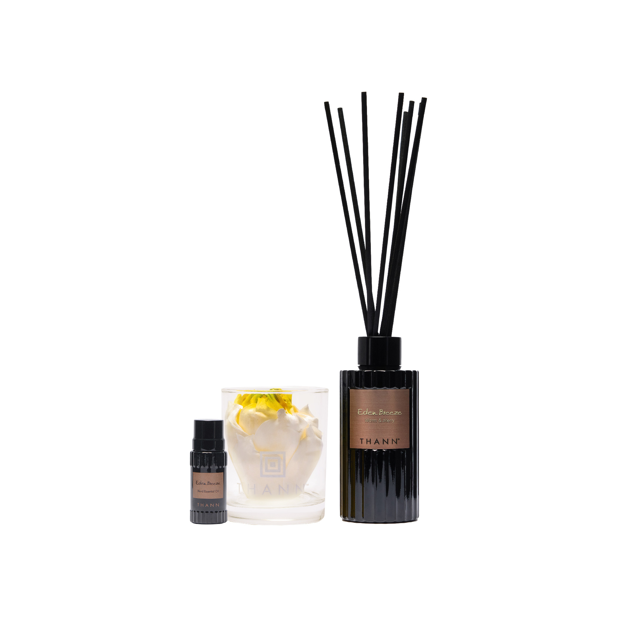 全空間香氛方案：150ml 擴香瓶 + 10ml 擴香杯組