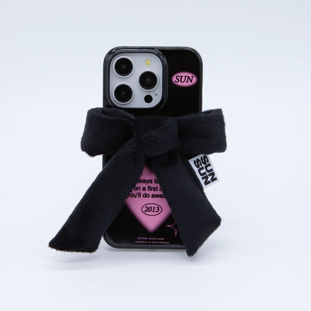 SECOND UNIQUE NAME Hard Kingbon 指套手機殼 黑色 SUN