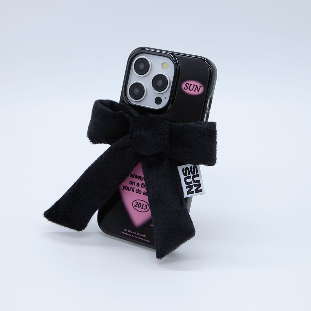 SECOND UNIQUE NAME Hard Kingbon 指套手機殼 黑色 SUN