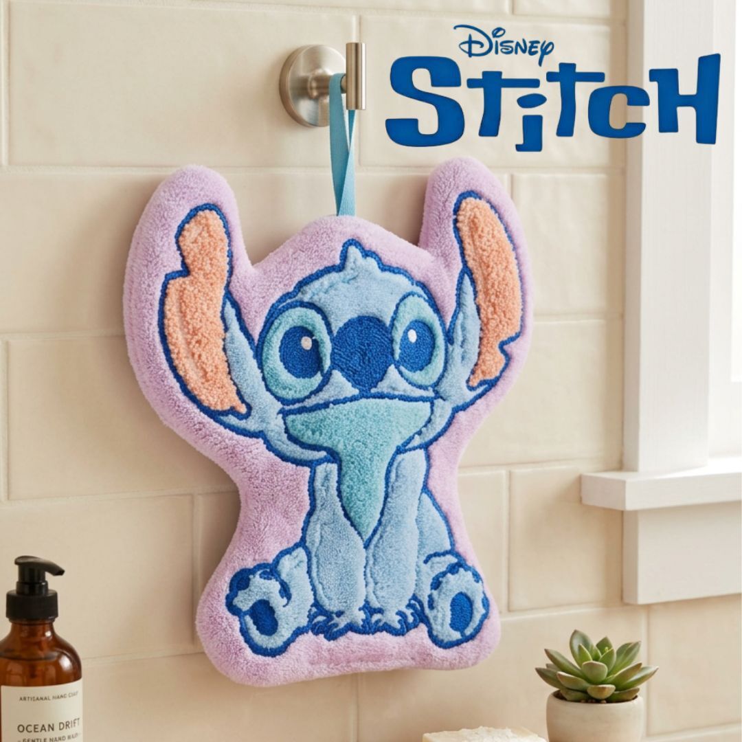Disney Stitch  Diecut Hand towel