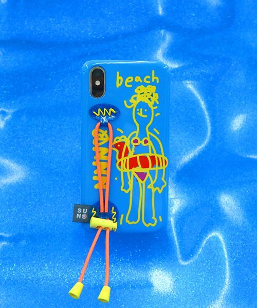 SECOND UNIQUE NAME 水藍色指套手機殼 STAQUA