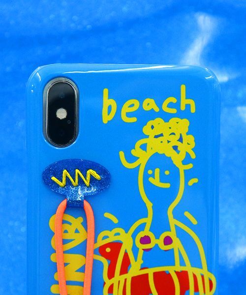 SECOND UNIQUE NAME 水藍色指套手機殼 STAQUA