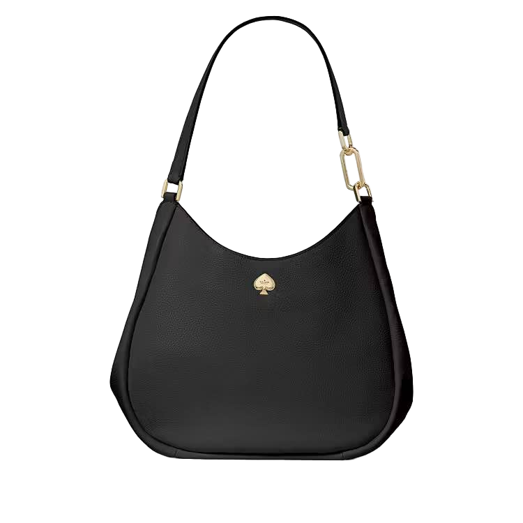 【Kate Spade Outlet】Lg Trpl Shd Pebbled Leather Kayla  黑