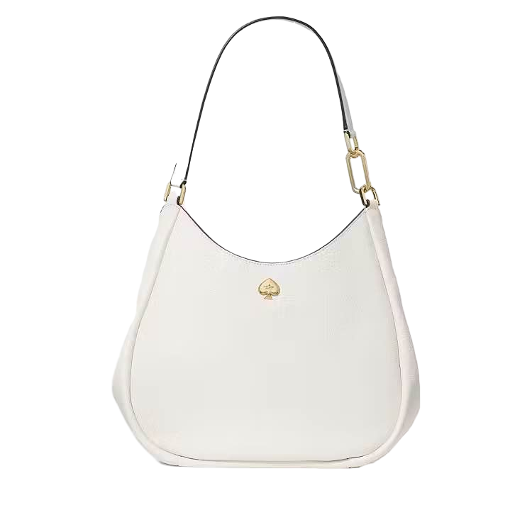 【Kate Spade Outlet】Lg Trpl Shd Kayla Pebbled Leather  白