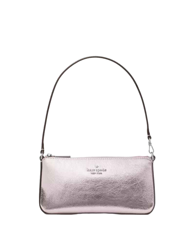 【Kate Spade Outlet】Gemini Metallic Convertible Wristlet  粉