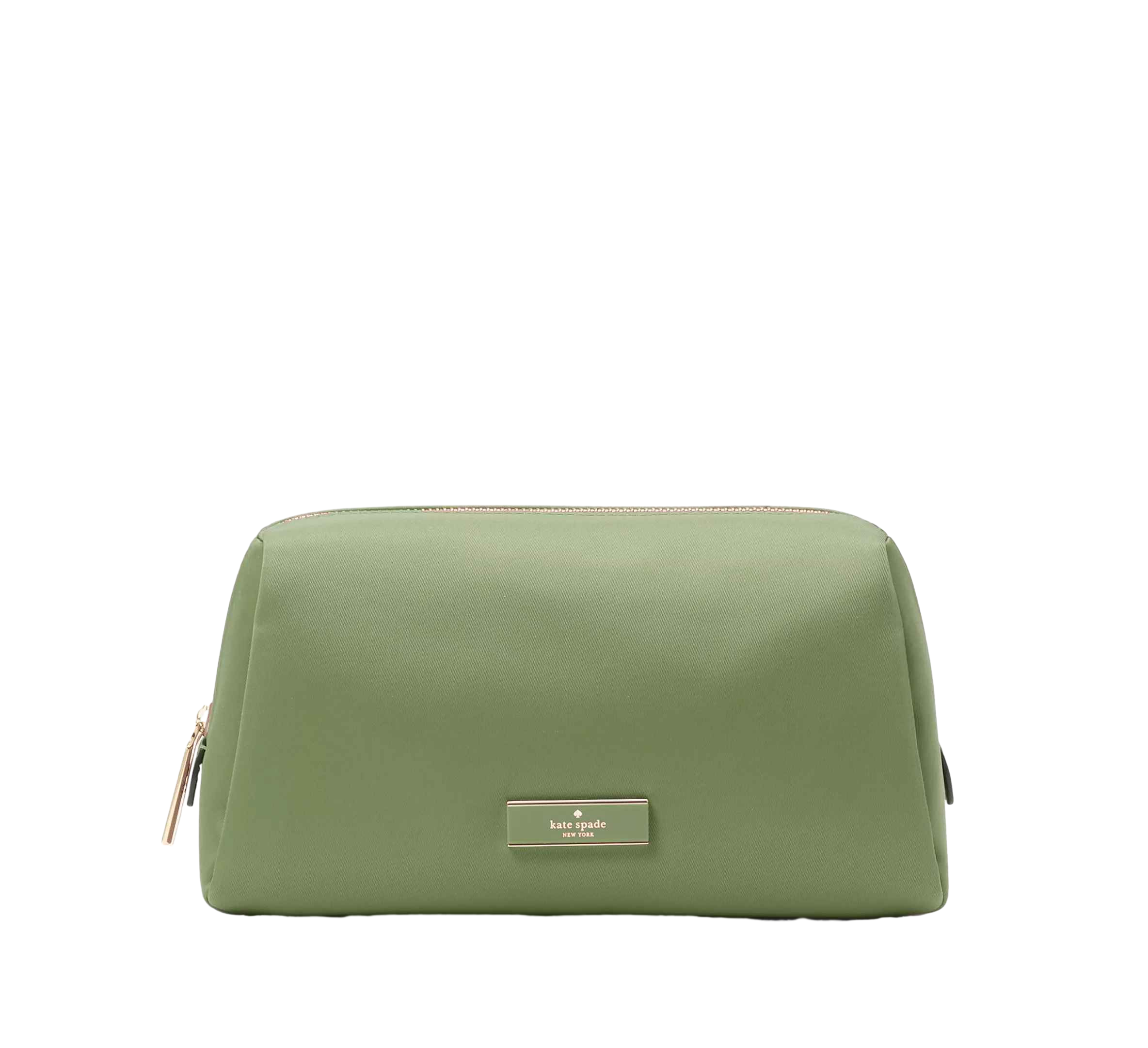 【Kate Spade Outlet】Carter Nylon Cosmetic Pouch  綠