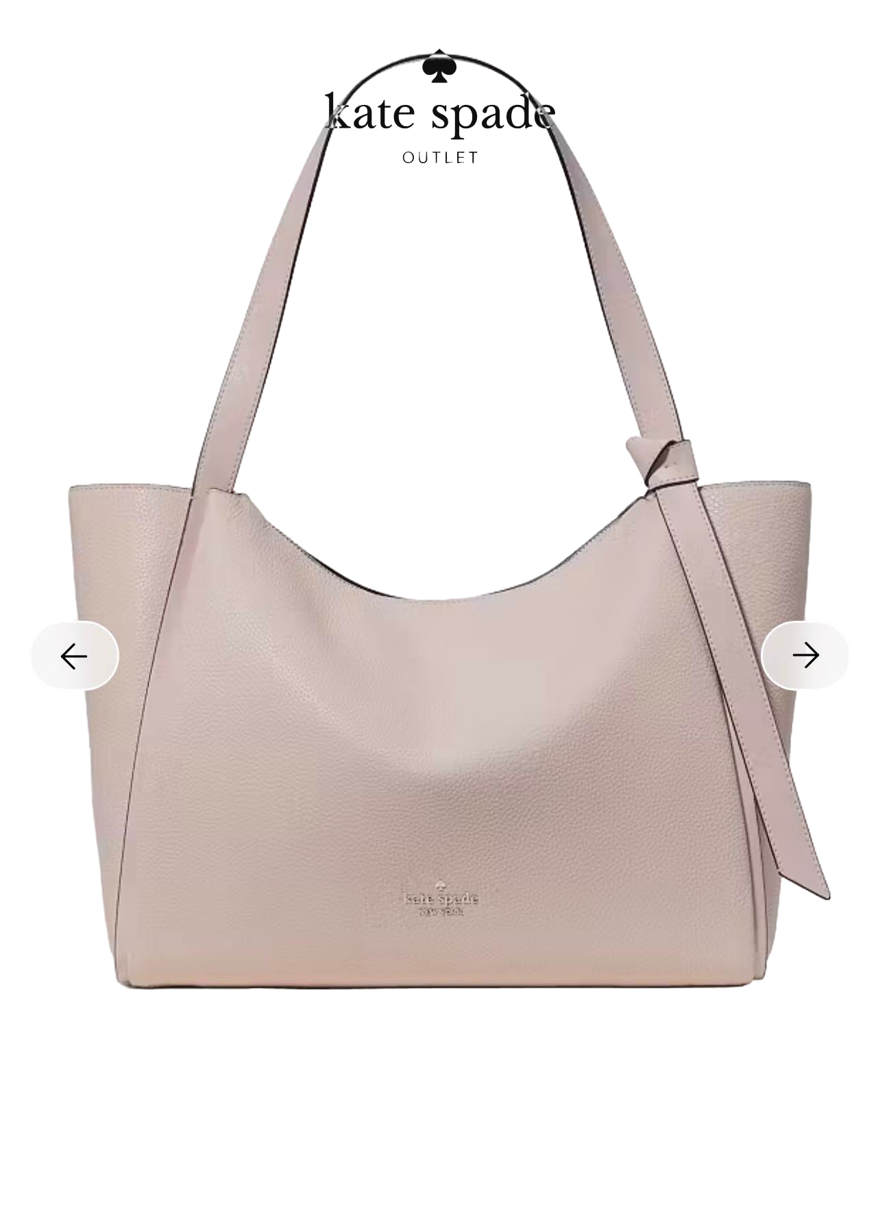 【Kate Spade Outlet】Knt Lg Z Tte Knott  粉
