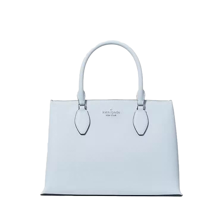 【Kate Spade Outlet】Med Satchel Saffiano Pvc Rae  藍