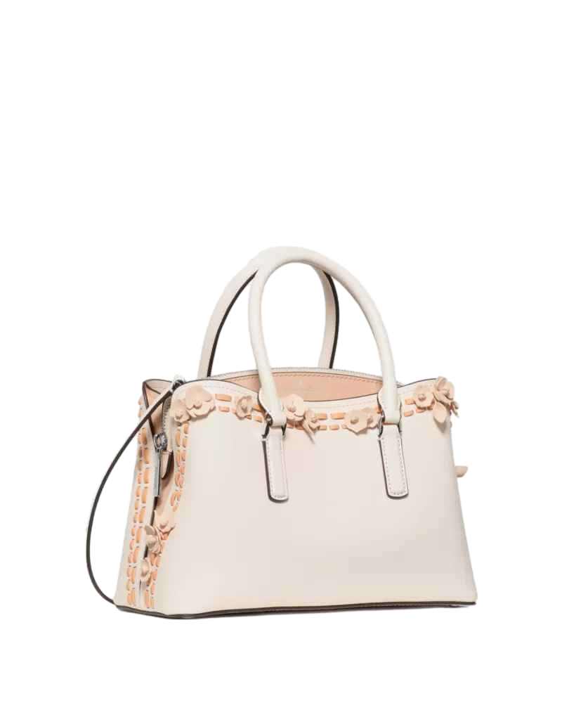 【Kate Spade Outlet】Thompson Street Floral Small Satchel Bag  粉