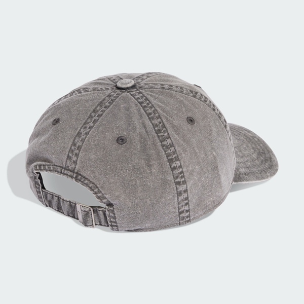Adidas 愛迪達 Baseball Cap KE0856 帽 水洗棒球帽 老帽 灰 刺繡三葉草 經典