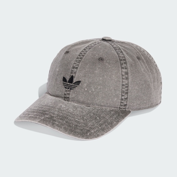 Adidas 愛迪達 Baseball Cap KE0856 帽 水洗棒球帽 老帽 灰 刺繡三葉草 經典